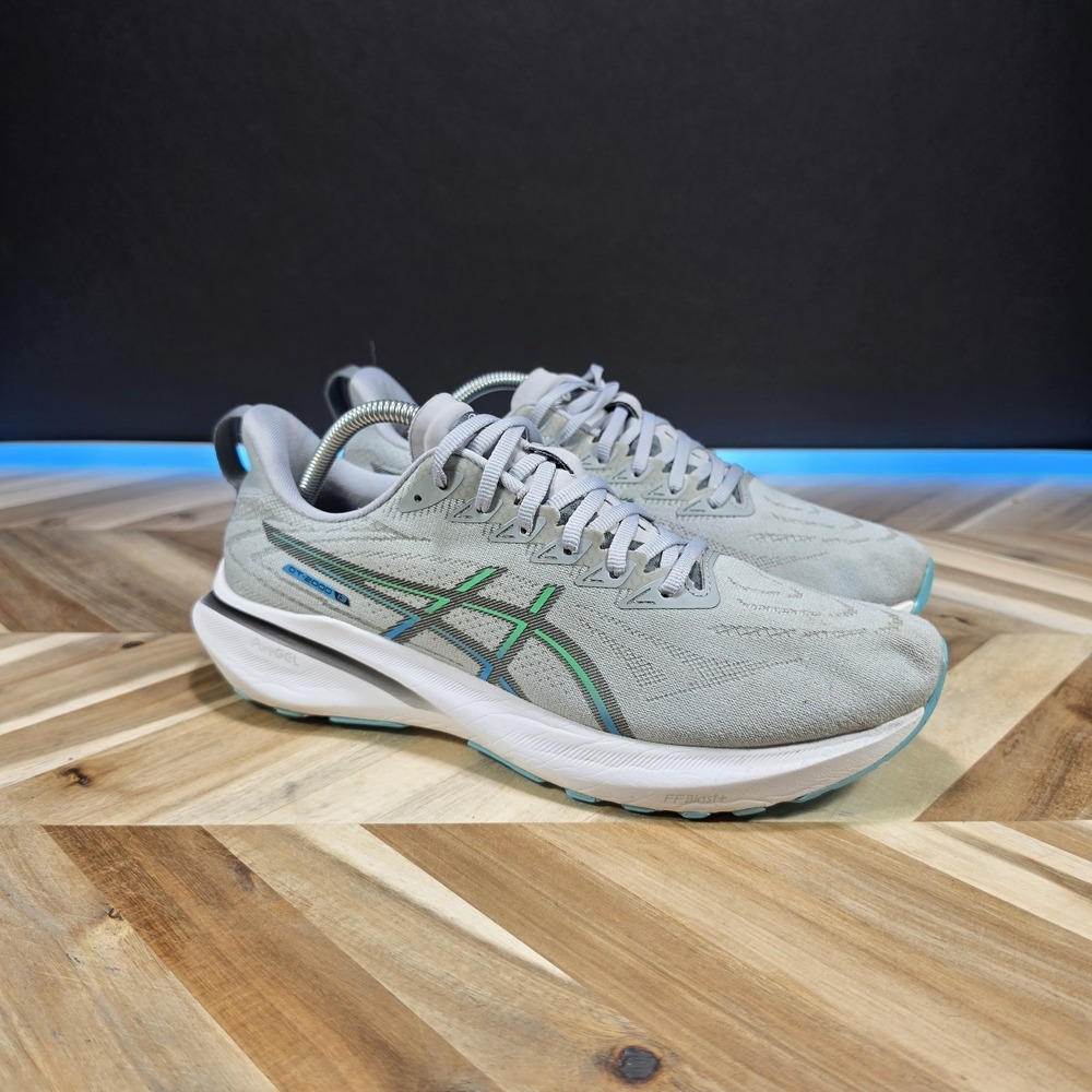 Asics GT-2000 13 Mens Size 10 Gray Green Athletic Running Walking Shoes Sneakers